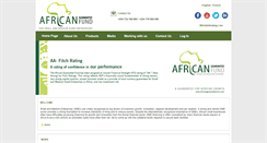 Desktop Screenshot of africanguaranteefund.com